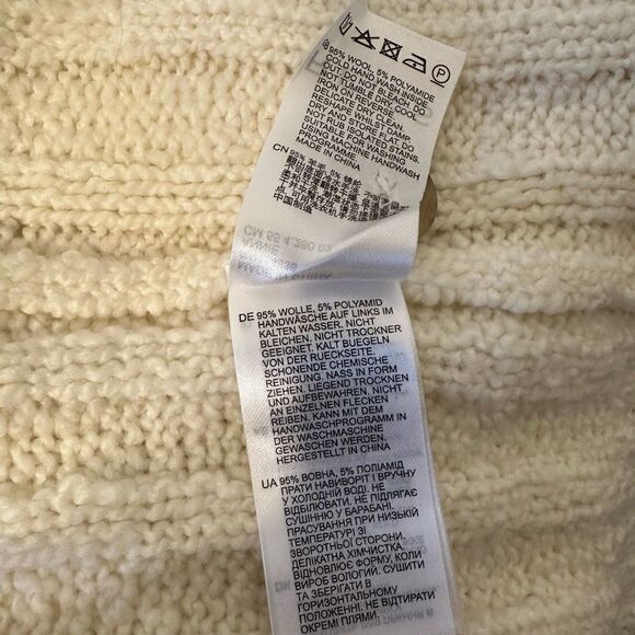 Reiss Annie wool cardigan size 3XL, in neutral color NWT - Picture 11 of 11